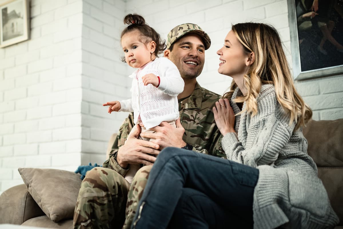 Veteran With Family